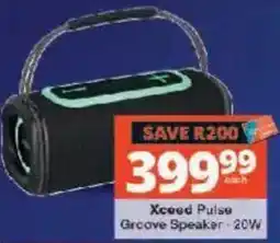 Checkers Xceed Pulse Groove Speaker offer