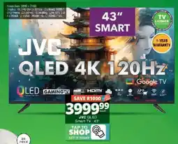 Checkers JVC QLED Smart TV - 43" offer