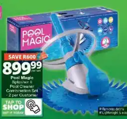 Checkers Pool Magic Splasher II Pool Cleaner Combination Set offer