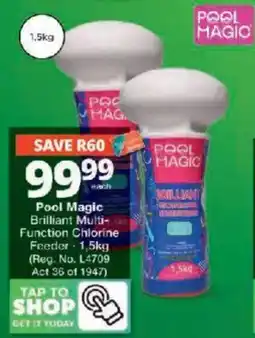 Checkers Pool Magic Brilliant Multi-Function Chlorine Feeder offer
