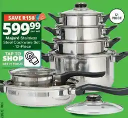 Checkers Majoré Stainless Steel Cookware Set offer
