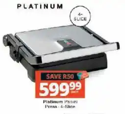 Checkers Platinum Panini Press offer