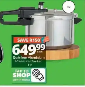 Quisimo Aluminium Pressure Cooker
