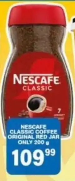 NESCAFE CLASSIC COFFEE ORIGINAL RED JAR