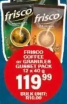Giant Hyper Frisco Coffee or Granules offer