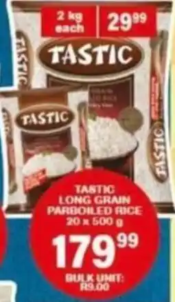 Giant Hyper TASTIC LONG GRAIN PARBOILED RICE offer