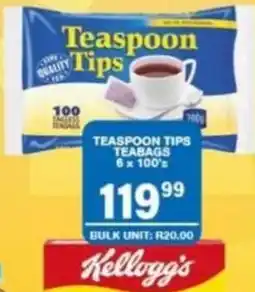Giant Hyper Teaspoon Tips Teabags offer