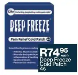 Alpha Pharm Deep Freeze Cold Patch offer