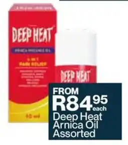 Alpha Pharm Deep Heat Arnica Oil Assorted offer