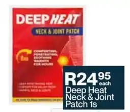 Alpha Pharm Deep Heat Neck & Joint Patch offer
