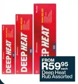 Alpha Pharm Deep Heat Rub Assorted offer