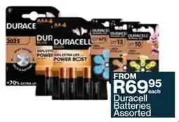 Alpha Pharm Duracell Batteries Assorted offer