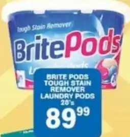 Giant Hyper BritePods Tough Stain Remover Laundry Pods offer