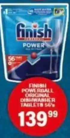 Giant Hyper Finish Powerball Original Dishwasher Tablets offer