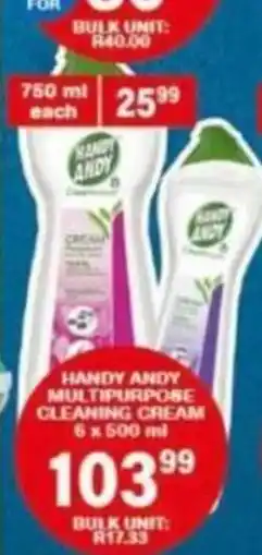 Giant Hyper Handy andy multipurpose cleaning cream offer