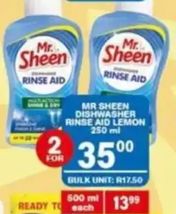 Giant Hyper Mr Sheen Dishwasher Rinse Aid offer
