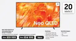 Hirsch's Neo QLED QN70H 4K Samsung Vision AI Smart TV offer