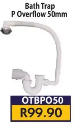 Laduma Hardware catalogue Bath Trap P Overflow 50mm offer