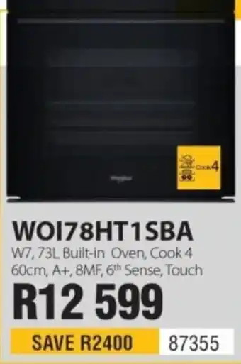 W7, 73L Built-in Oven, Cook 4
