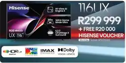 Hirsch's Hisense UX 116" offer