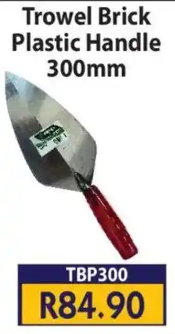 Laduma Hardware catalogue Trowel Brick Plastic Handle 300mm offer