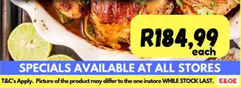 Die Visfabriek Chicken offer