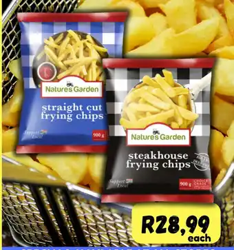 Natures Garden straight cut frying chips
