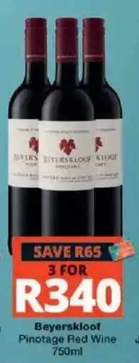 Checkers Liquor Shop Beyerskloof Pinotage Red Wine offer