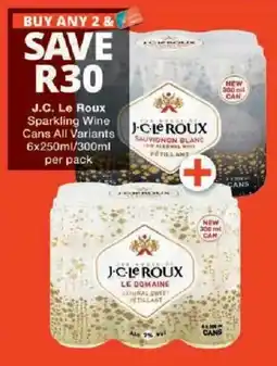 Checkers Liquor Shop J.C. Le Roux Sparkling Wine Cans offer