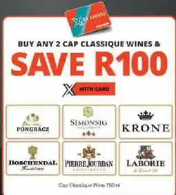 Checkers Liquor Shop Cap Classique Wine offer