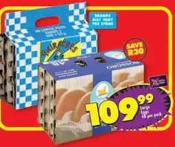 Shoprite LARGE EGGS 48 per pack offer
