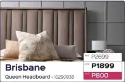 Sleepmasters Brisbane Queen Headboard offer