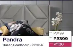 Sleepmasters Pandra Queen Headboard offer