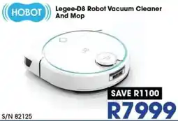 Hirsch's HOBOT Legee-D8 Robot Vacuum Cleaner And Mop offer