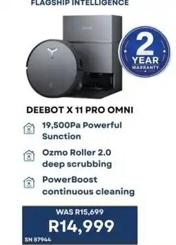 Hirsch's DEEBOT X 11 PRO OMNI offer