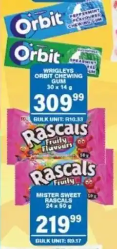 Giant Hyper Wrigley's Orbit Chewing Gum offer