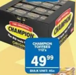 Giant Hyper Champion Toffees offer