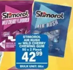 Giant Hyper Stimorol Air Rush or Wild Cherry Chewing Gum offer
