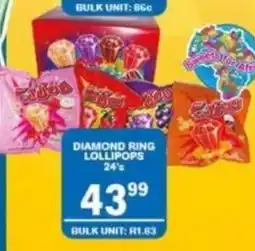 Giant Hyper Diamond Ring Lollipops offer