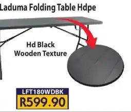 Laduma Hardware catalogue Laduma Folding Table Hdpe offer