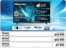 Hirsch's Hisense ULED MiniLED U6S offer