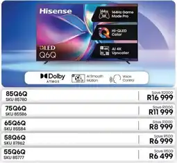 Hirsch's Hisense Q6Q offer