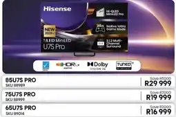 Hirsch's Hisense ULED MiniLED U7S Pro offer