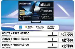 Hirsch's Hisense U7S offer