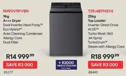 Hirsch's A+++ Dryer offer