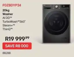 Hirsch's LG Washer offer