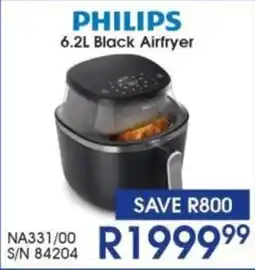 Hirsch's PHILIPS 6.2L Black Airfryer offer