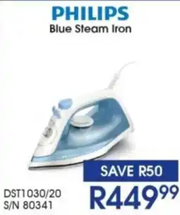 Hirsch's PHILIPS Blue Steam Iron offer