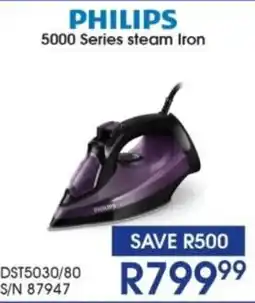 Hirsch's PHILIPS 5000 Series steam Iron offer
