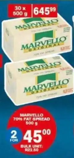 Giant Hyper Marvello 70% fat spread offer